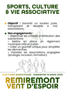 Sports, culture & vie associative